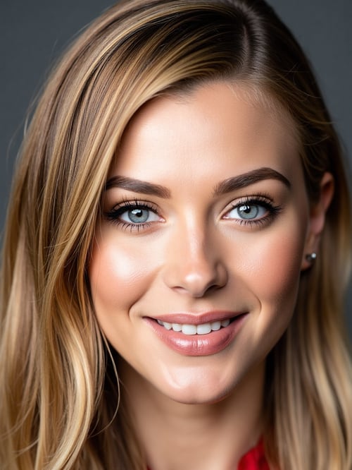Beautiful face - Portrait by FutureFemPhysique on Tensor.Art