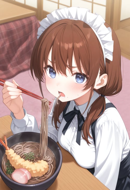 soba / shrimp tempura / 年越しそば / 天ぷらそば / 大晦日 / 蕎麦 by nnk245 on Tensor.Art