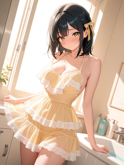 Sexy layered lace lingerie by luxiaoai on Tensor.Art