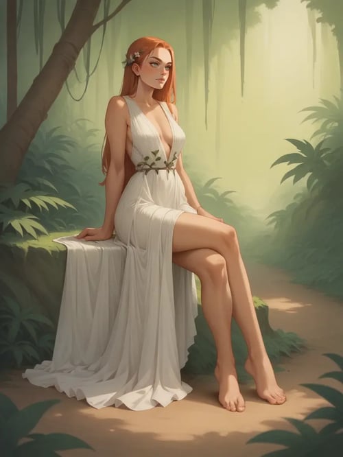 Goddess Dress by reprinter on Tensor.Art