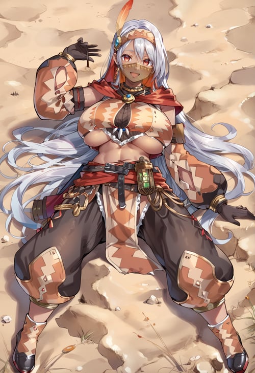Monster Hunter-Kulu-Ya-Ku Armor(クルル装備)illust/pony by miaomiao on Tensor.Art