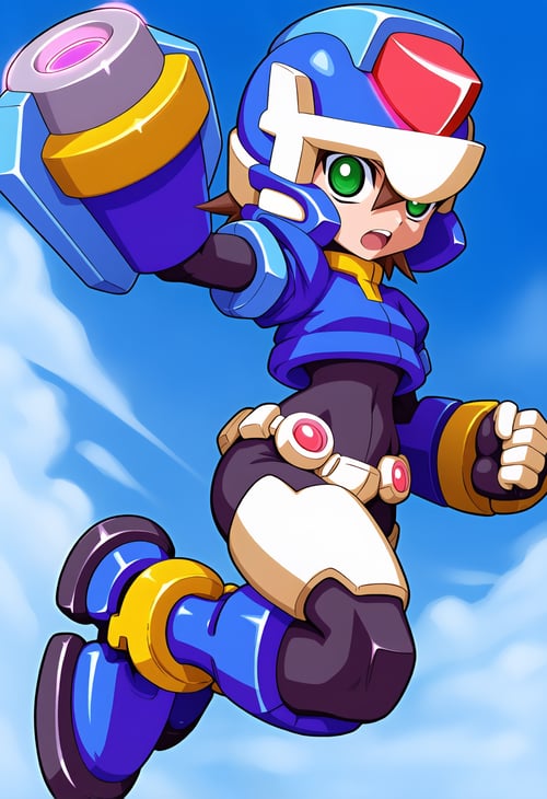 Model X - Mega Man Zx by MightyCrimson on Tensor.Art