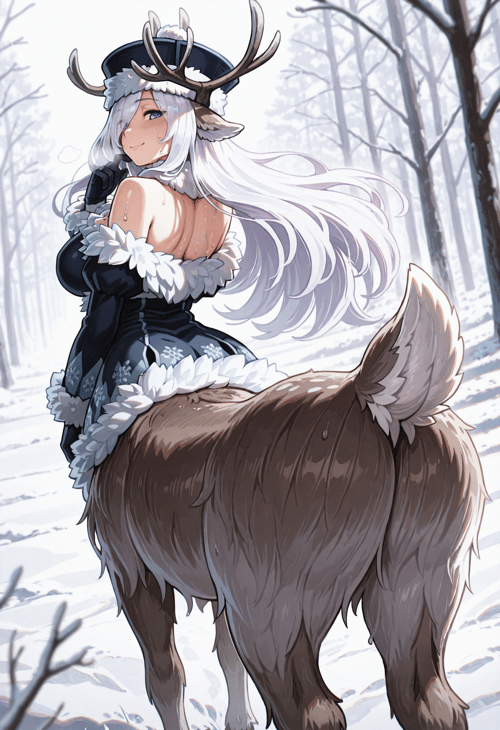 White Horn - Monster Girl Encyclopedia (MGE) by user_874754251056777575 on Tensor.Art