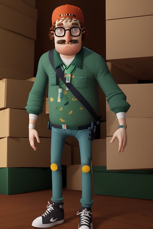 Quentin From Hello Neighbor 2 by Oliver DR on Tensor.Art