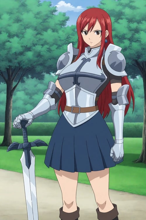 Erza Scarlet (エルザ・スカーレット) - Fairy Tail (フェアリーテイル) by Katori Konoe on Tensor.Art