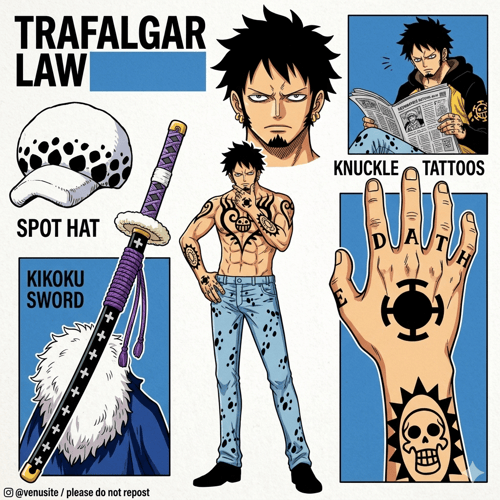 Trafalgar Law - One Piece by Sylion_Helia27 on Tensor.Art