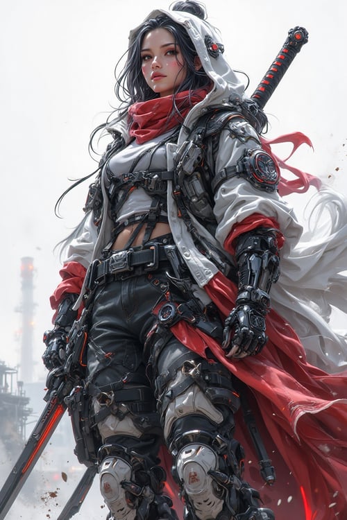 RZMAKER FLUX - Cyborg Girl  by RZMaker on Tensor.Art