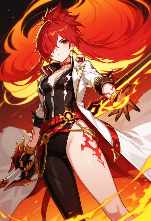 Elsword - Elesis (Flame lord/Blazing heart) by Pio on Tensor.Art