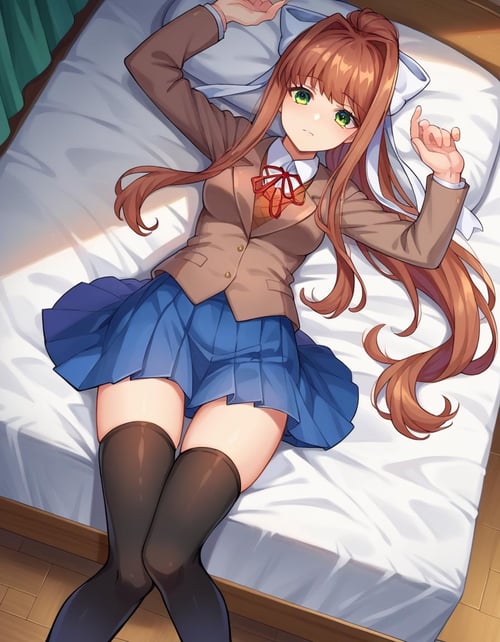 Monika - Doki Doki Literature Club by Sol Eternelle on Tensor.Art