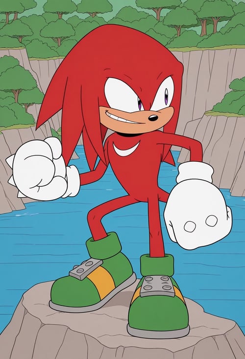 Sonic & Knuckles Show/Freggie Style by Sonic X on Tensor.Art