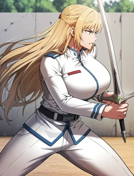 Marya Sen Karabel / Academy's Genius Swordmaster by GeorgeDelaSelva on Tensor.Art