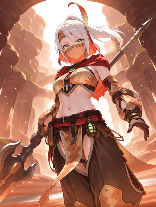 Monster Hunter-Kulu-Ya-Ku Armor(クルル装備)illust/pony by miaomiao on Tensor.Art