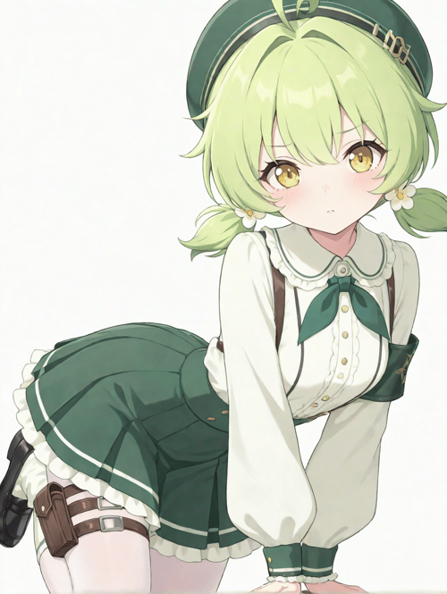 菽由/豌豆娘（植物娘大战僵尸） by RPG on Tensor.Art