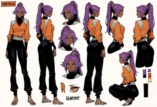 Yoruichi Shihōin (四楓院夜一) - Bleach by leend.frey on Tensor.Art
