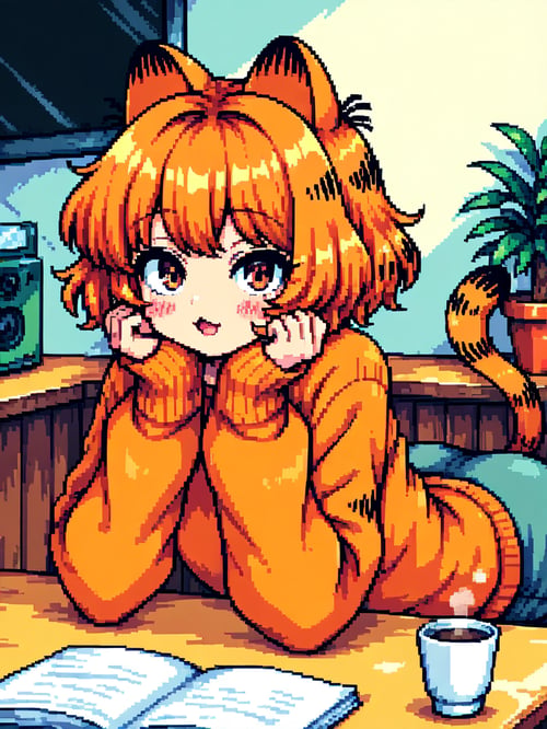 Femboy Garfield by PingkyXD on Tensor.Art