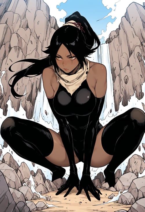 Yoruichi Shihōin (四楓院夜一) - Bleach by leend.frey on Tensor.Art