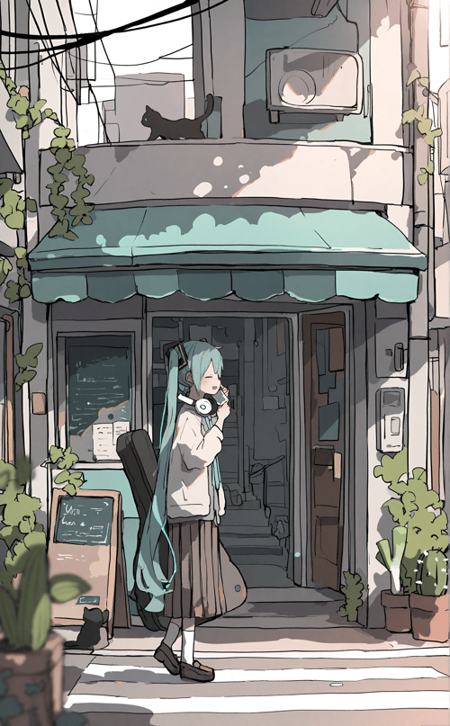 [平涂插画]艺术家风格化 by Nano on Tensor.Art