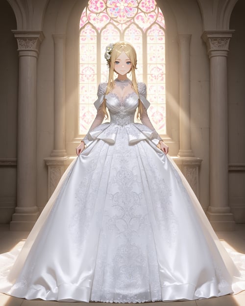 Wedding dress: The Silver Queen by miaomiao on Tensor.Art