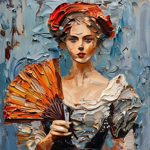 Textured Acrylic Painting by Cossa Universal on Tensor.Art