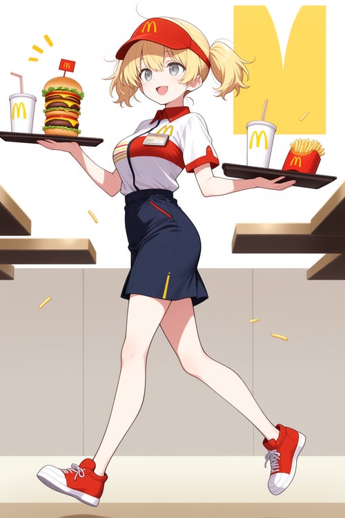 mcdonald's uniform / 日本マクドナルド旧制服 by yy on Tensor.Art