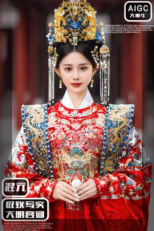 混元-极致写实-大明宫词 by 大黑牛AI on Tensor.Art