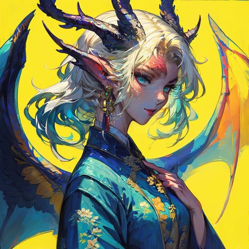HEZI_巨龙少女 by 盒子 on Tensor.Art