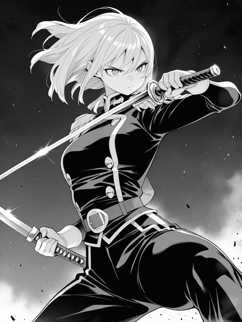 art style 魔都精兵のスレイブ Mato Seihei no Sureibu（魔都精兵的奴隶 by JustReprint on Tensor.Art