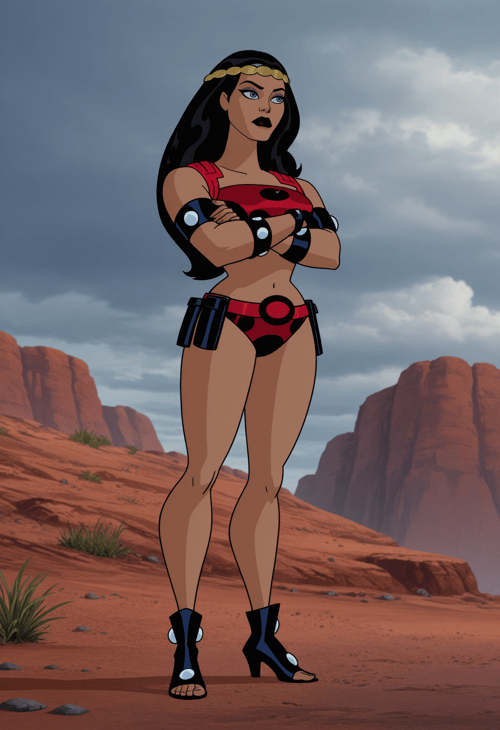 Big Barda | Justice League Unlimited by T3rryMcg1nn1s on Tensor.Art