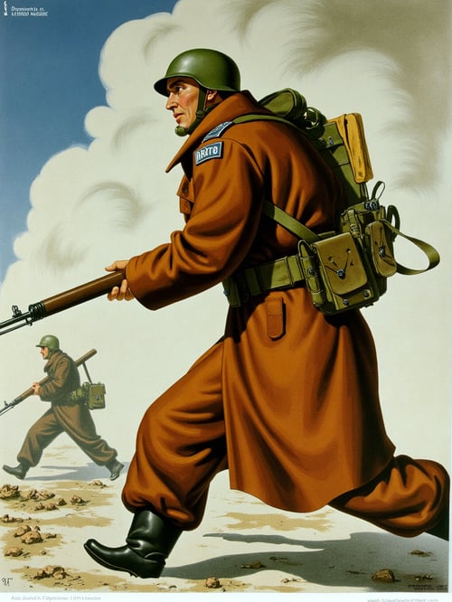 Frontline Canvas Poster Generator Flux by Frazz99 on Tensor.Art