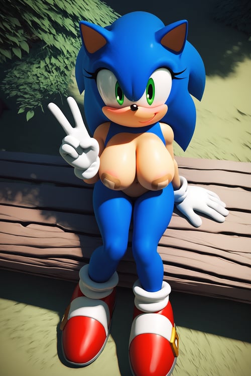 Sonic (Sonic the Hedgehog) - LoRA PonyXL by KillerUwU13_AI on Tensor.Art