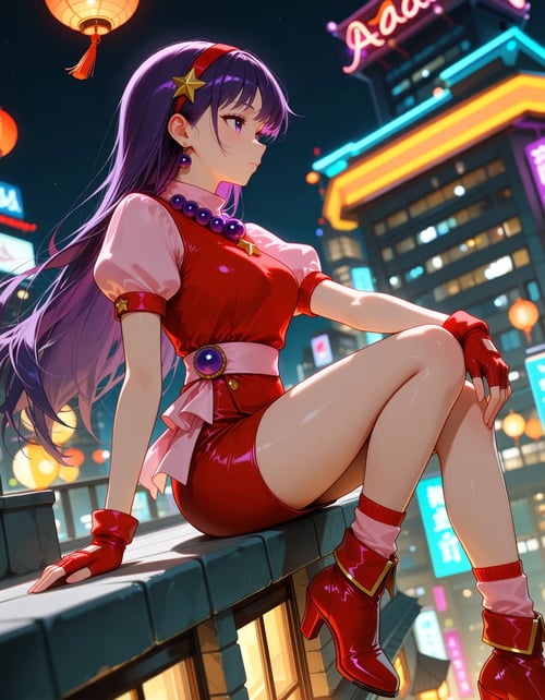 麻宮アテナ(Asamiya Athena)-THE KING OF FIGHTERS'96- by jewel-pt on Tensor.Art