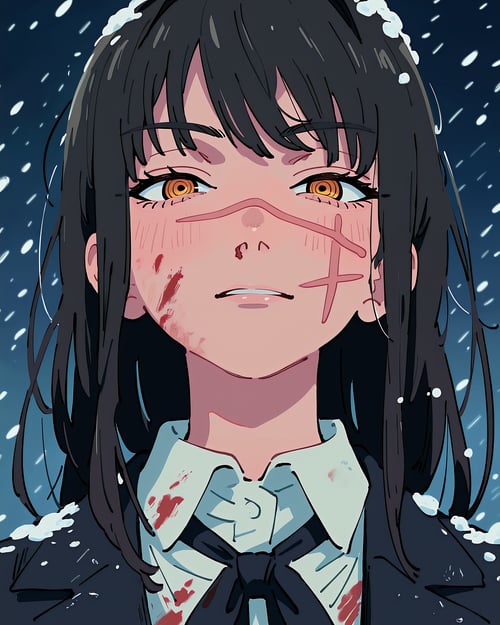 Asa Mitaka / Yoru / Denji | Anima | Chainsaw Man by Min on Tensor.Art