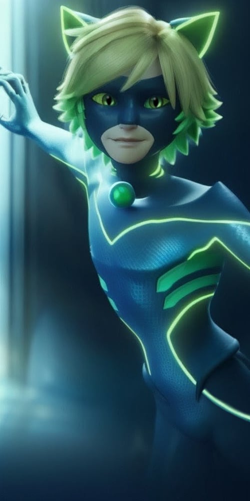 Aqua Noir S6, Ladybug, Miraculous, SD1.5 by Tetete on Tensor.Art