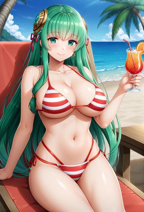AKATSUKI - あかつき (DOAXVV 水着) by reprinter on Tensor.Art