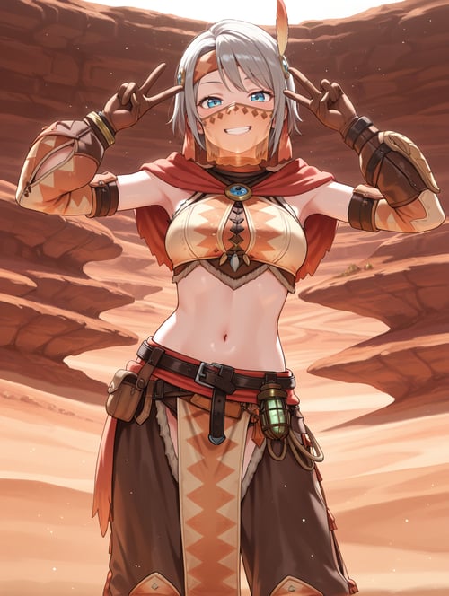 Monster Hunter-Kulu-Ya-Ku Armor(クルル装備)illust/pony by miaomiao on Tensor.Art