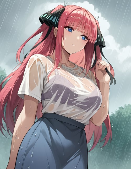 Bra Visible Through Clothes (Clothing) by GleamingBlue on Tensor.Art