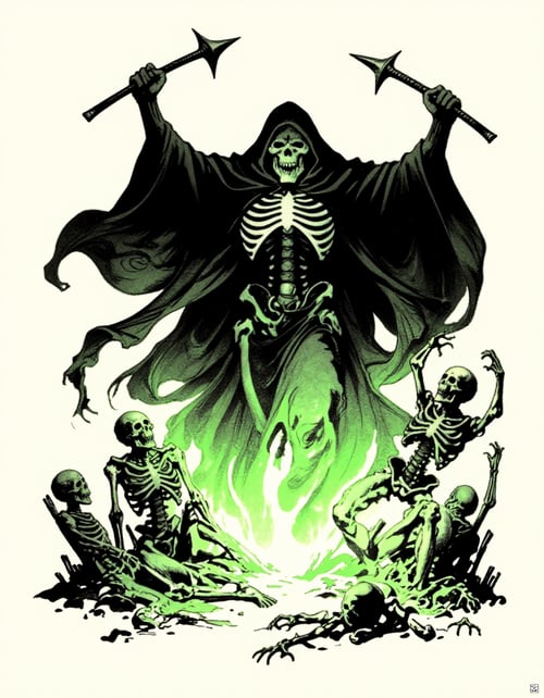 FRAZETTA Ink Style by inknoir on Tensor.Art