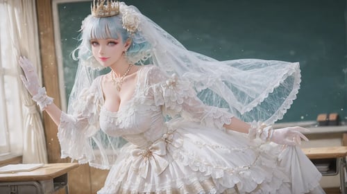 [FIN|IL Dress 76] Lolita Dress Lunargelus Lacuna:B by reprinter on Tensor.Art