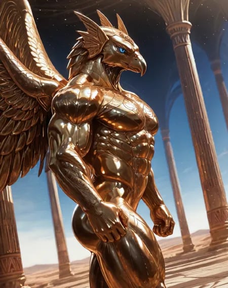 Horus (Gods of Egypt) (Pony) (AD)  by user_720431629750874608 on Tensor.Art