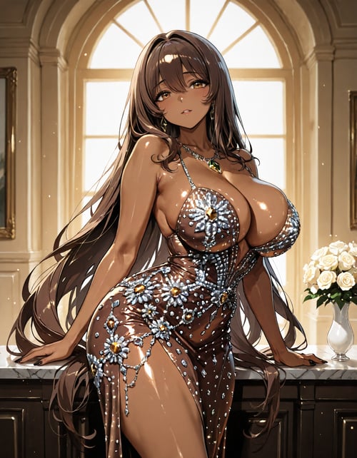 Joelle Maxi Dress [clothing] by Min on Tensor.Art