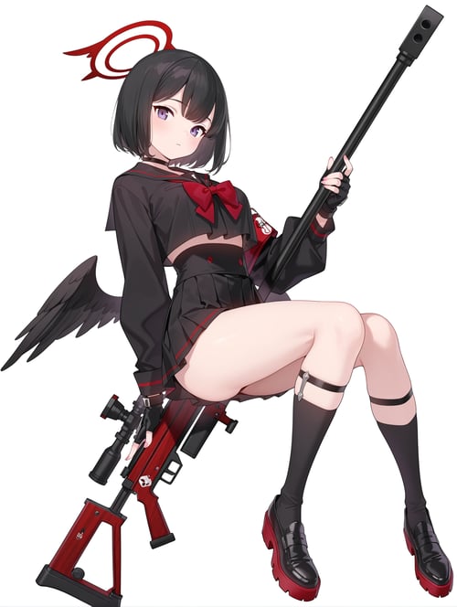 【Illustrious】 静山 マシロ ブルーアーカイブ (Shizuyama Mashiro)( by sg5e3 on Tensor.Art