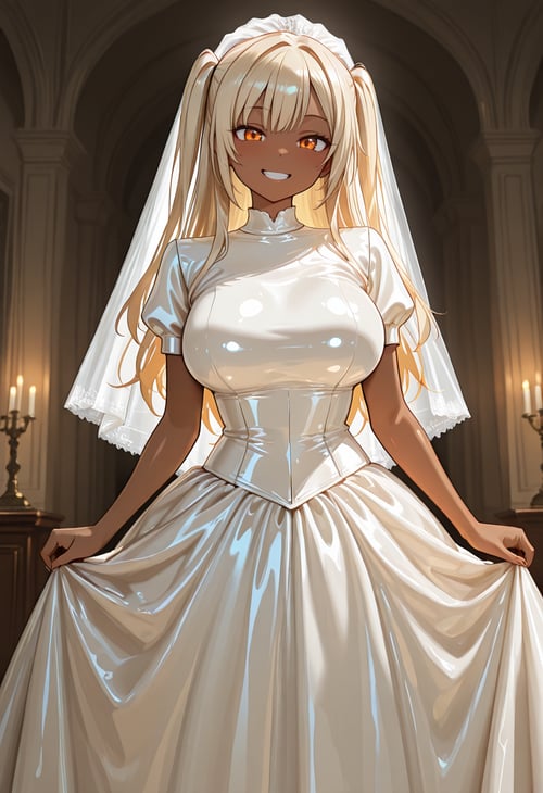Latex Wedding Dress by miaomiao on Tensor.Art