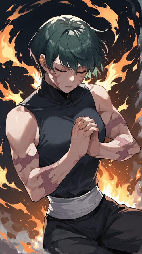 Maki Zenin Post Shibuya (Jujutsu Kaisen) - XPHG by GleamingBlue on Tensor.Art