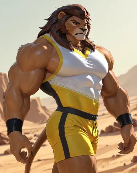 Lionman (Egyxos) (NoobAI) (AD) by user_720431629750874608 on Tensor.Art