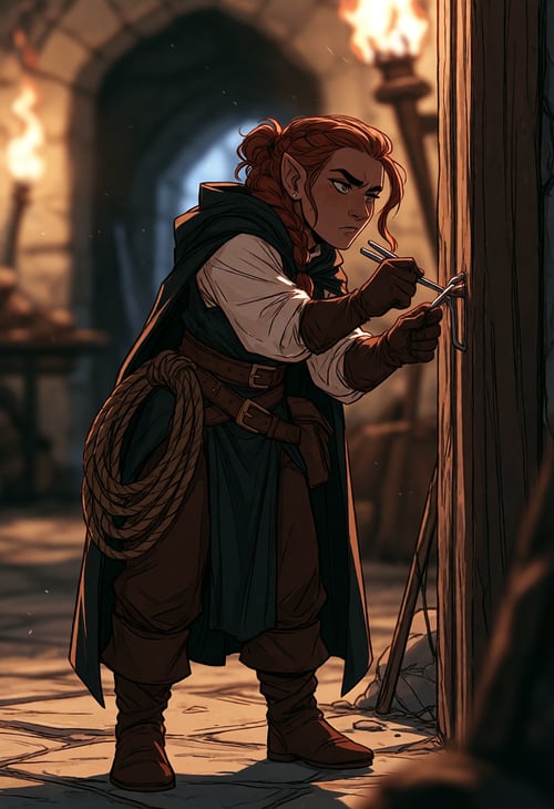 dndstyle — D&D fantasy illustration by inknoir on Tensor.Art