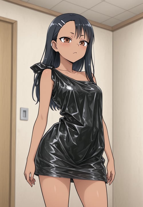 Trash bag dress - clothing by Min on Tensor.Art