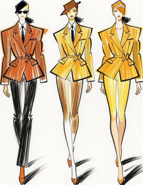 fashion sketch by _notL_ on Tensor.Art
