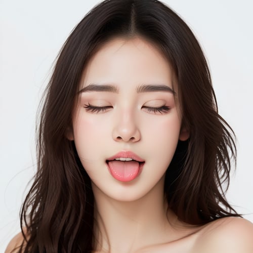 俏皮吐舌头 by 写实模型er on Tensor.Art