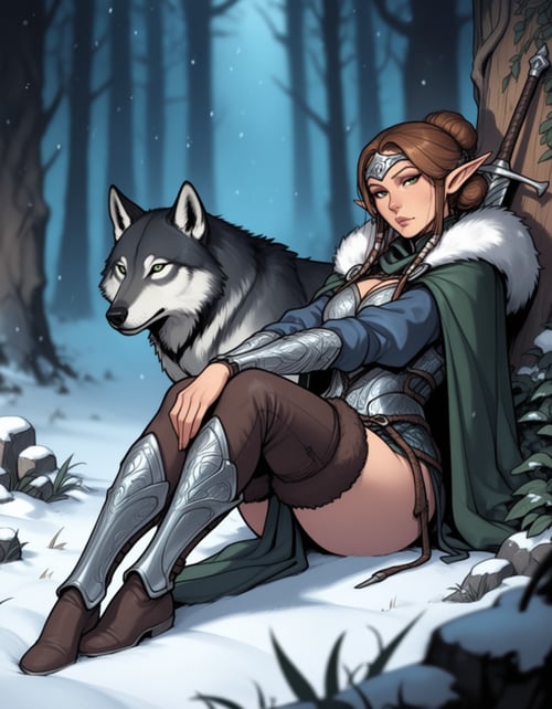 Eliseii - Elves Soleil Comics by lambl on Tensor.Art