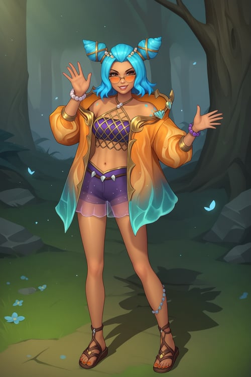 Ocean Song Zeri (LoL) - Comission LoRA PonyXL [NSW by KillerUwU13_AI on Tensor.Art